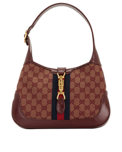 Small Jackie 1961, Leather/Canvas, Red, 520981, DB/S, 3*